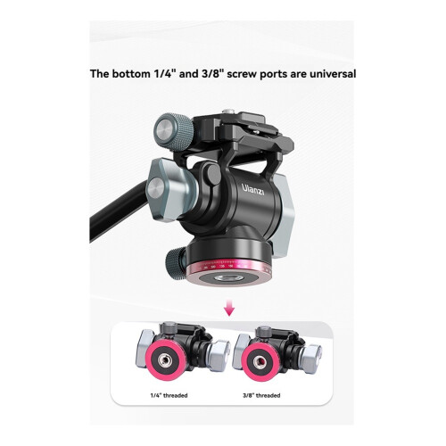 U-190 Panoramic Tripod with Fluid Video Damping Design A 2