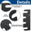 10 Pcs Hardware Door Hinge Shims
stainless steel spacers 4