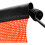 Sicherheitsflaggen-Set, 6 leuchtend orangefarbene Mesh-Warnflaggen 4