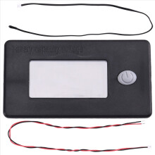 Voltímetro com display LCD e medidor de bateria para carrinho de golfe 10-100 V