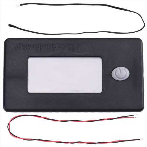 Voltímetro com display LCD e medidor de bateria para carrinho de golfe 10-100 V