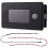 Voltímetro com display LCD e medidor de bateria para carrinho de golfe 10-100 V 2