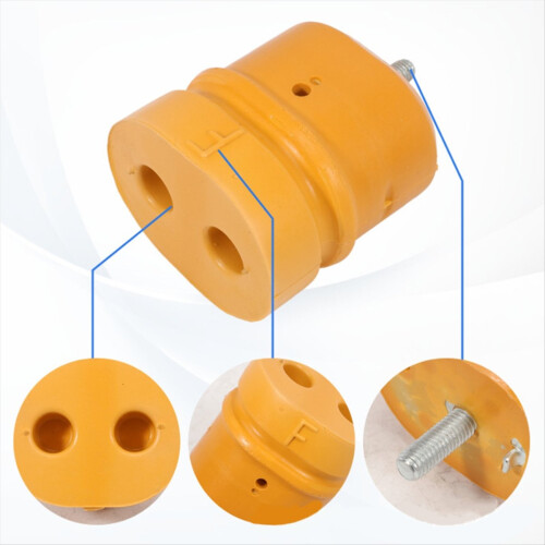 2pcs for Rear Leaf Spring Bump Stop Bumper with Stud 8C3Z-4730-F 2