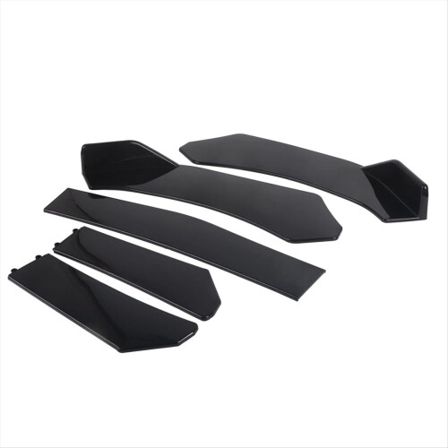 Front Car Bumper Lip Body Kit Universal Lip Splitter Spoiler Diffuser
