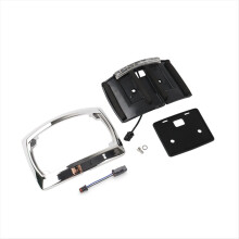 Cornice per targa per moto a LED per modelli 2009-2023 argento