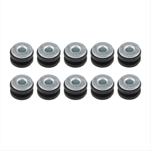 10pcs Motorcycle M6 Rubber Grommets Bolt for for
