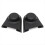 2Pcs Black Rubber Motorcycle Screw Nut Bolts Covers Waterproof 1