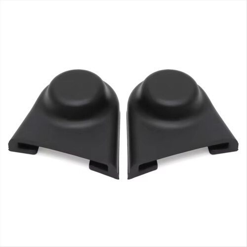 2Pcs Black Rubber Motorcycle Screw Nut Bolts Covers Waterproof