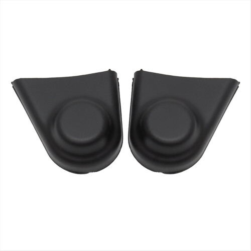 2Pcs Black Rubber Motorcycle Screw Nut Bolts Covers Waterproof 1