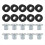 10pcs Motorcycle M6 Rubber Grommets Bolt for for 4