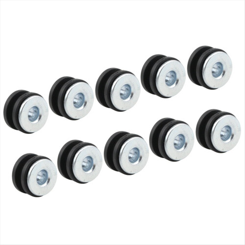 10pcs Motorcycle M6 Rubber Grommets Bolt for for 1