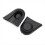 2Pcs Black Rubber Motorcycle Screw Nut Bolts Covers Waterproof 4