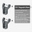 Maglink Quick Magnetic Buckle Base with Lanyard for Strap 2