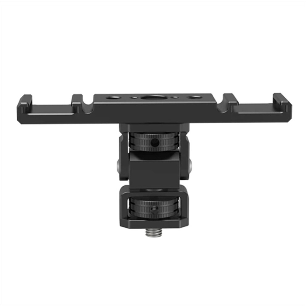 Dual Cold Shoe Mount Bracket 1/4 Arca For Dslr Camera A 4854124966928