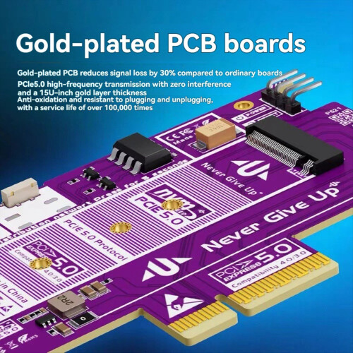 PCIE 5.0 til M2 adapterkort Computer fjernstartkort 2