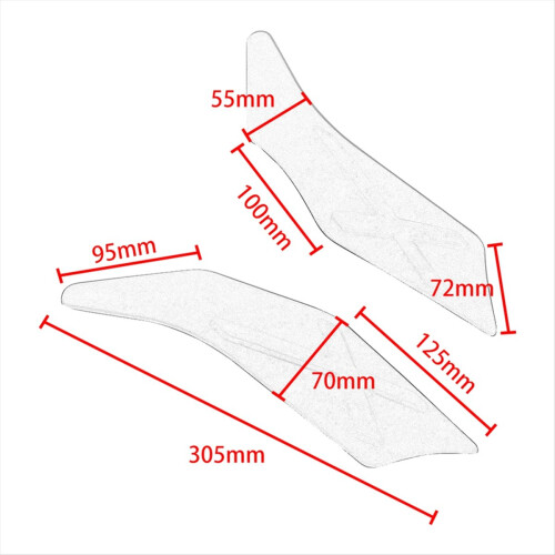 Motorfiets Patch Kras- Decoratie Covers 1