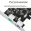 Scheda di espansione PCIE a PS/2 per adattatore PCI-E per mouse e tastiera PS2 2