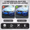 Front Car Bumper Lip Body Kit Universal Lip Splitter Spoiler Diffuser 7