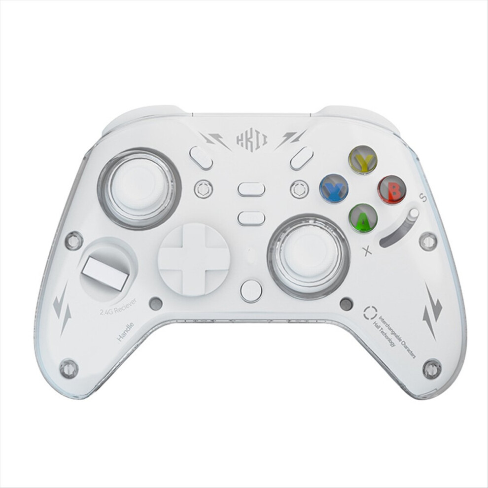 Bluetooth Game Controllers 1000Hz Gamepads for PC NS Phone White-image-OPC-PMCX96W-NEW