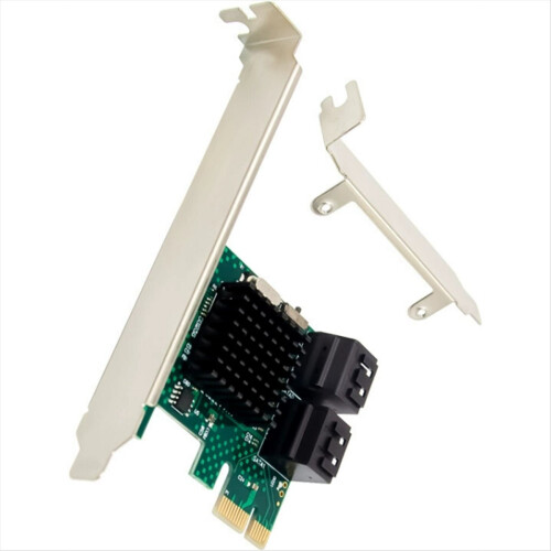 Κάρτα επέκτασης ASM1061 PCI-E σε 4Port SATA3.0 σε PCIe X1 GEN3 2