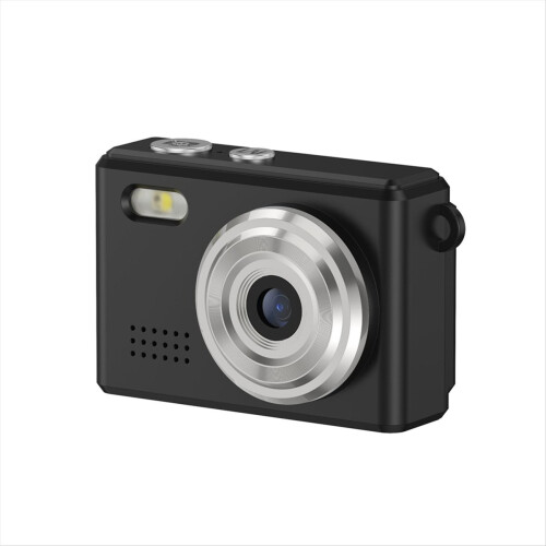 1080P Mini Digital Camera Keychain 0.96In for Students Black
