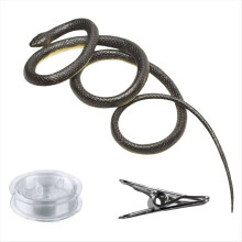 Accessori per scherzo del serpente con clip di corda finta per stuzzicare