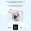 1080P Mini Digital Camera Keychain 0.96In for Students White 6
