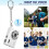 1080P Mini Digital Camera Keychain 0.96In for Students White 7