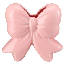 Pink Ceramic Vase Small Vase Pen Holder Makeup Brush Holder