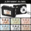 1080P Mini Digital Camera Keychain 0.96In for Students Black 4