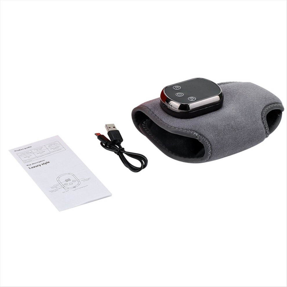 Cordless Ankle Massager with HeatAnkle Heating PadUSB Rechargeable Ankle Massager