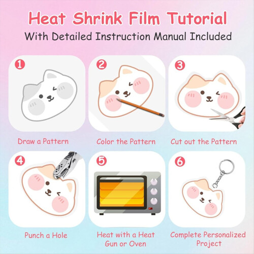 Kit brelocuri termocontractabile Shrinky-Dink, 242 buc. 1