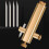 Violin Making Tools Brass Purfling Inlay Inlaid Groove Tool 2