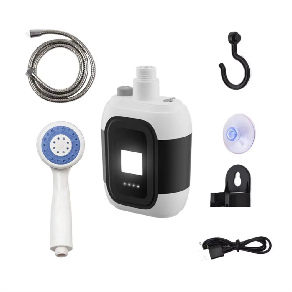 Portable Camping Shower Outdoor Usb Rechargeable Electric Shower Pump 4854124973070