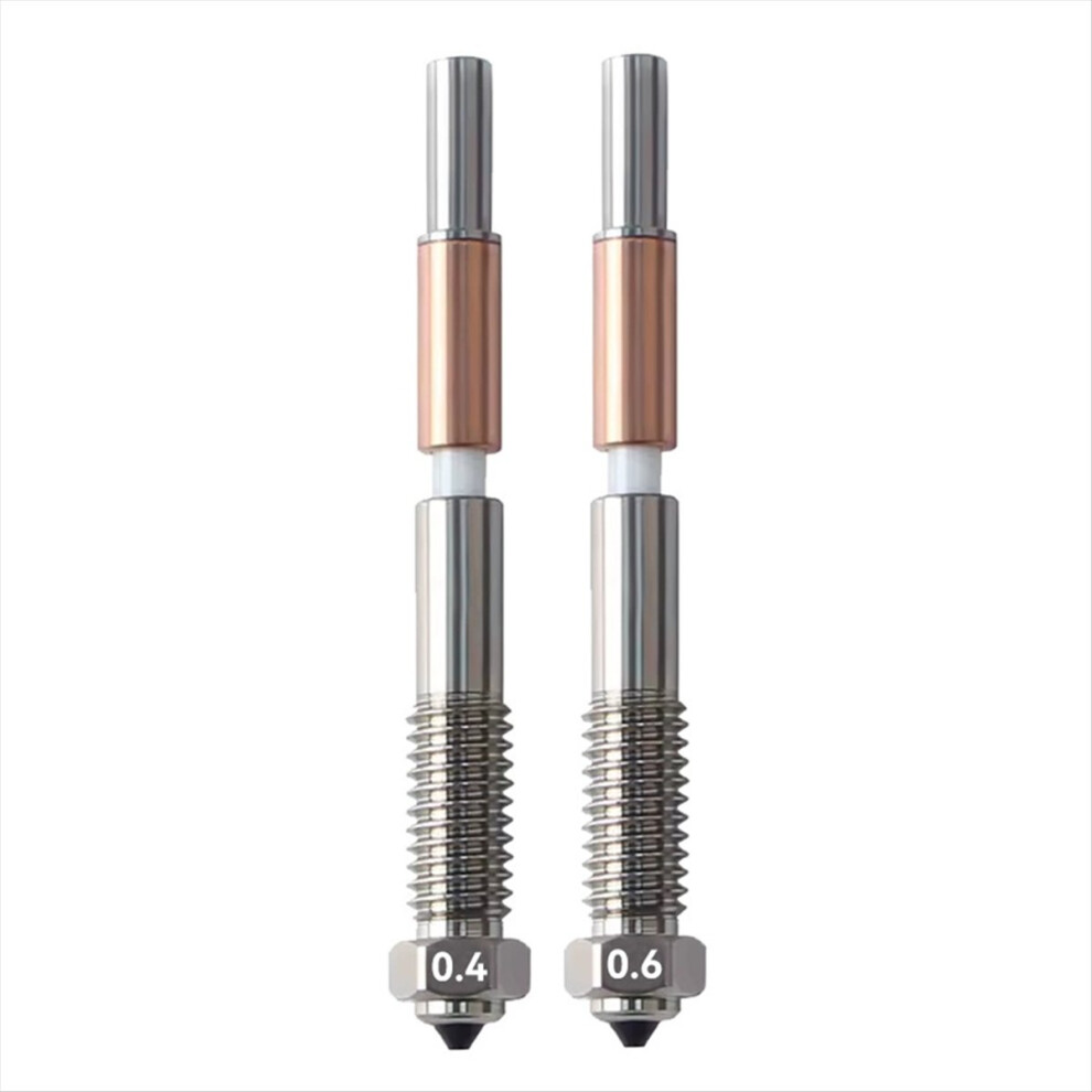 2Pcs For Qidi Plus 4 Bimetal Nozzle Bimetallic Ceramic 4854124975869
