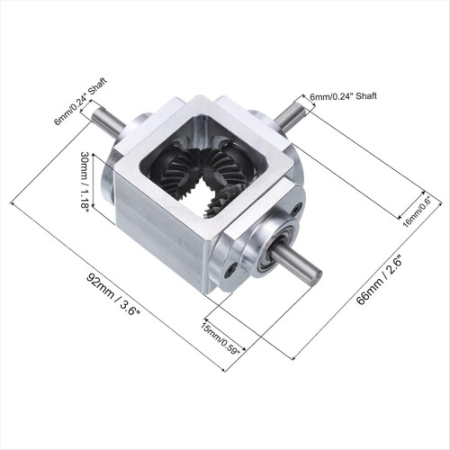 90 Degree Right Angle Bevel 1:1 Reversing 2