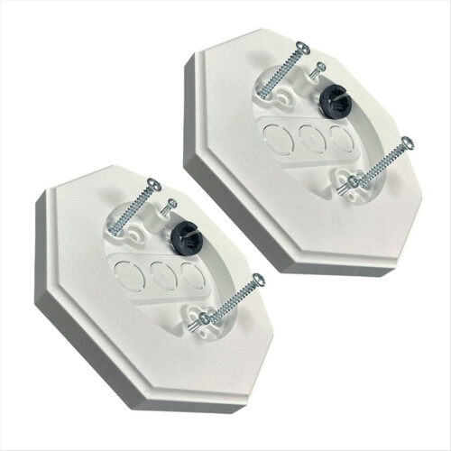 2pcs 8161 Outdoor Vertical Siding Light Mounting Block Bracket 2