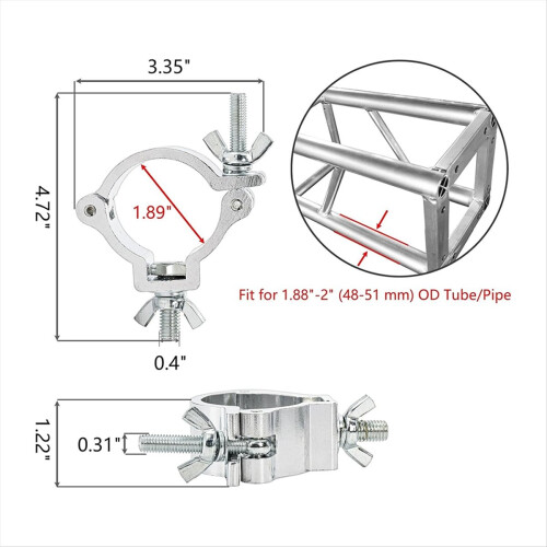 10 Pack Truss Lighting Clamps 2