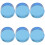 6 stücke 14mm Bunte Acryl Pool Queue Tipps für Jump und Break Billard 1