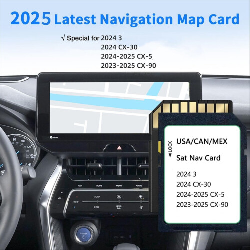 Upgraded KMV66 EZ1B Navigation SD Card Map for -5(2024-2025), -30 2