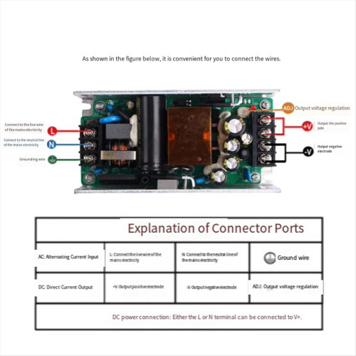 48V 3A Switching Power Supply Module for Industrial Equipment 2