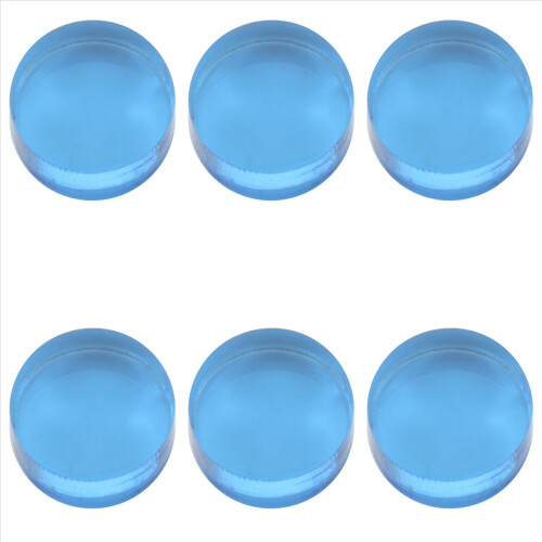 6 stücke 14mm Bunte Acryl Pool Queue Tipps für Jump und Break Billard 1