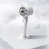 Mini Fan with USB Charging Silent Operation for Camping White 2