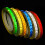 8m PVC Reflective Tape Bicycle Wheels Reflective Sticker Fluorescent 2