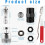 4pcs Bike Repair Tool Kits Freewheel Cassette Lock Ring Crank Puller 3