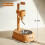 Automatic Pet Dispenser Anti-Tip Dog Bowl Drinking Water Bottle B 6