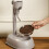 Automatic Pet Dispenser Anti-Tip Dog Bowl Drinking Water Bottle B 2