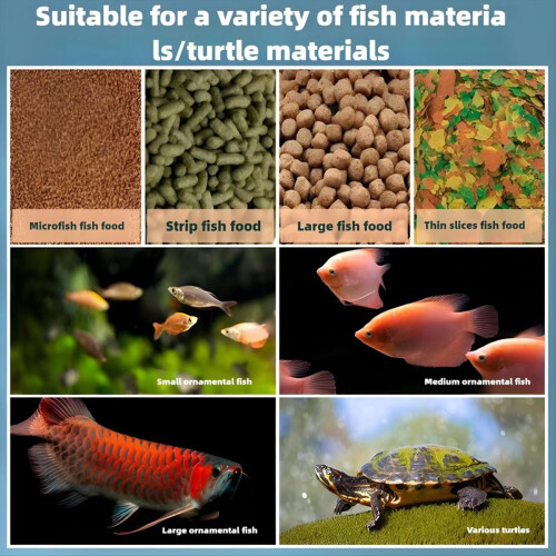 Automatic Fish Feeder 4-Speed Timer Max 12MM Fish Food A 2