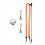 Camera Strap for Pocket 3 Lanyard with Screw Orange 1