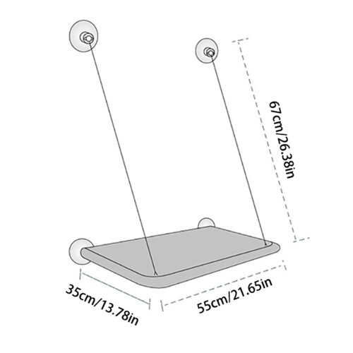 Ultra-Soft Cat Window Hammock Bed 1
